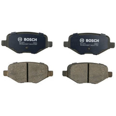 Bosch ceramic friction surface close-up highlighting low-dust formula and texture