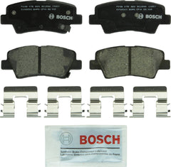 Bosch BC1594 front view showing pad set and branding, ensures quick identification