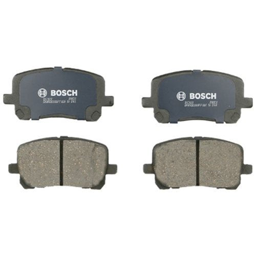 Close-up of Bosch BC923 ceramic friction surface highlighting low-dust texture and build quality