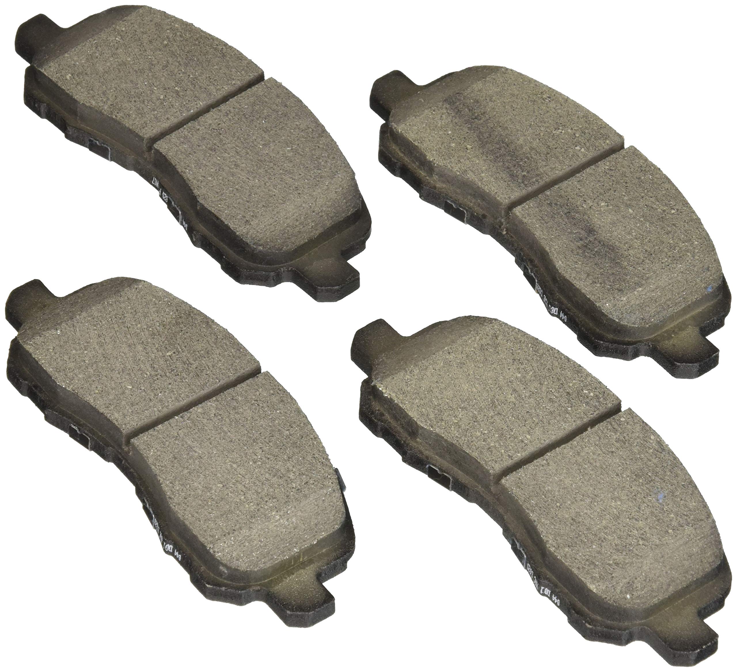 Bosch BE866H front packaging view showing pads and hardware, Bosch quality and ready-to-install