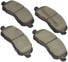 Bosch BE866H front packaging view showing pads and hardware, Bosch quality and ready-to-install