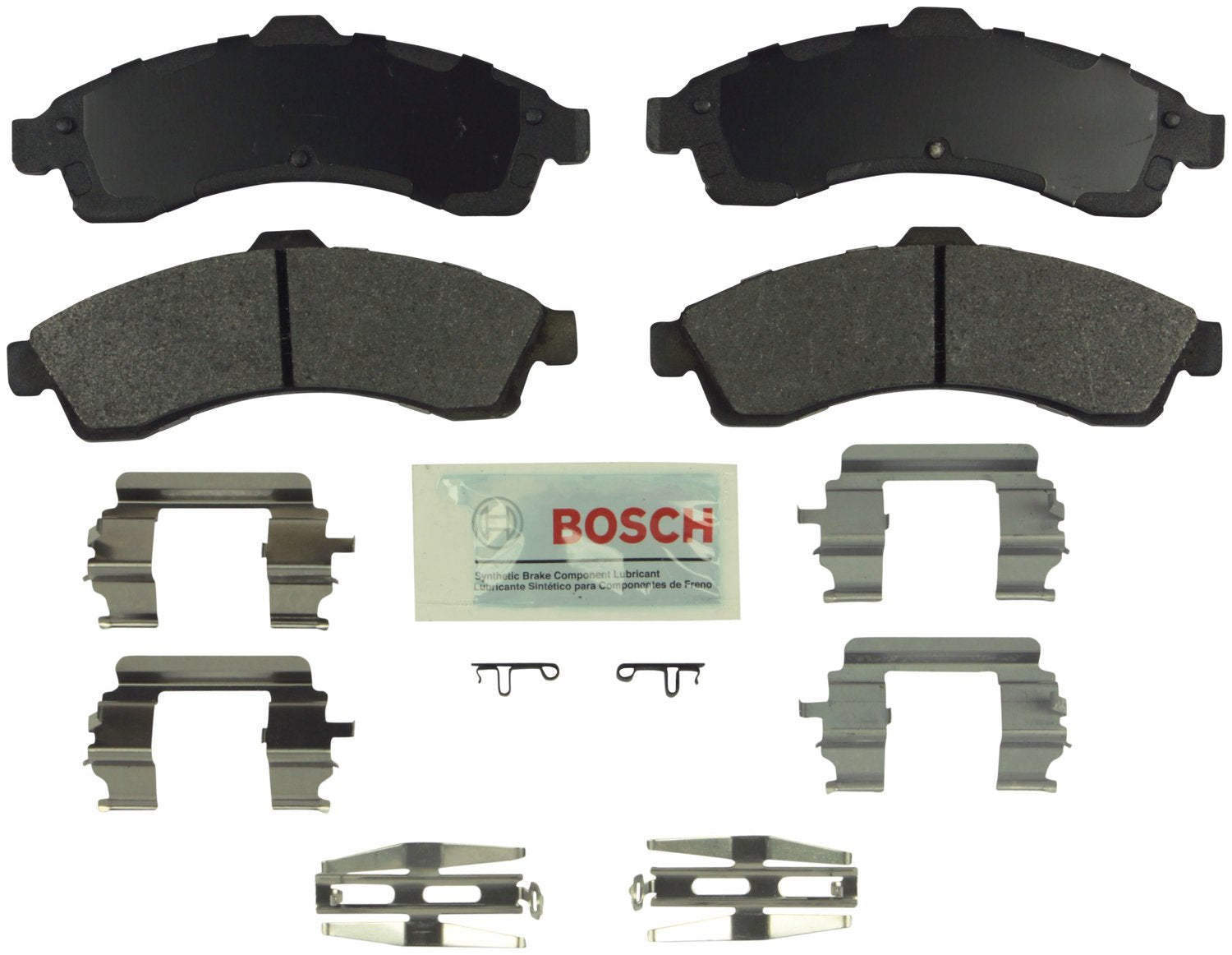 Bosch BE882H front packaging showing pads and hardware benefits
