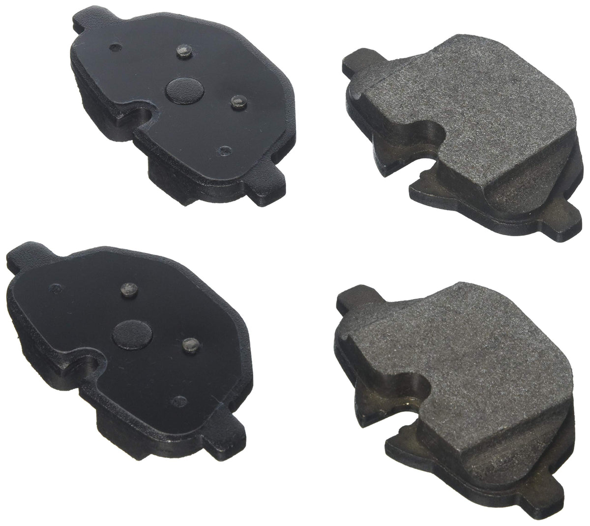 Bosch rear pad front view showing packaging and ready-to-install convenience