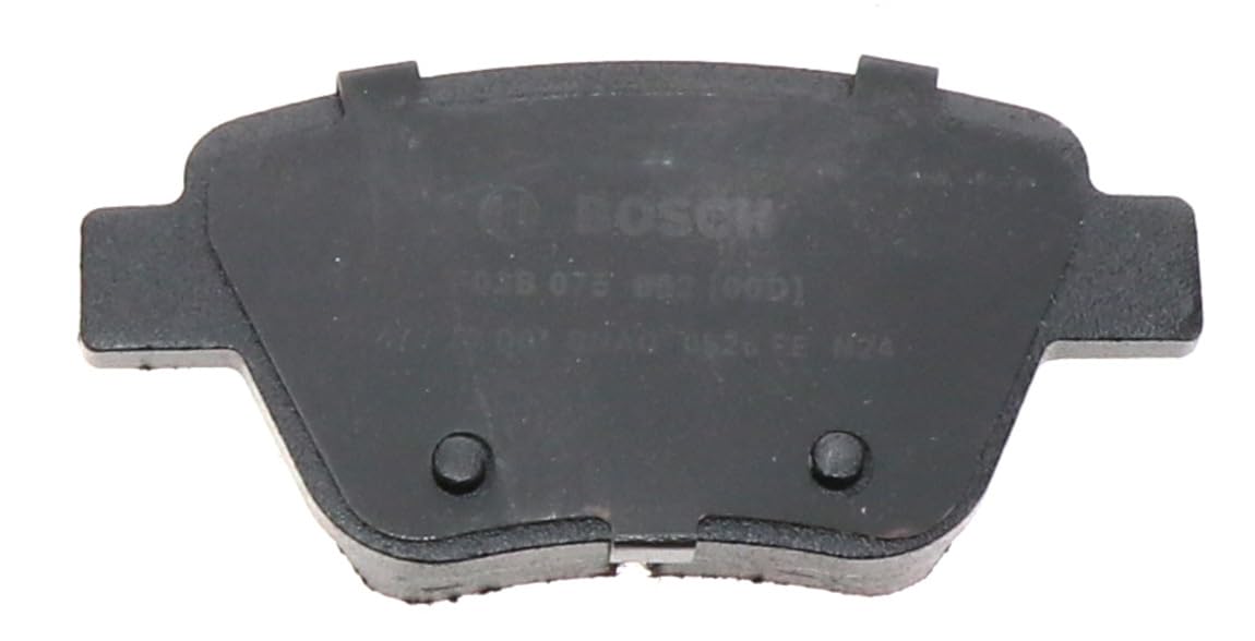 Bosch friction surface detail emphasizing semi‑metallic compound and low dust