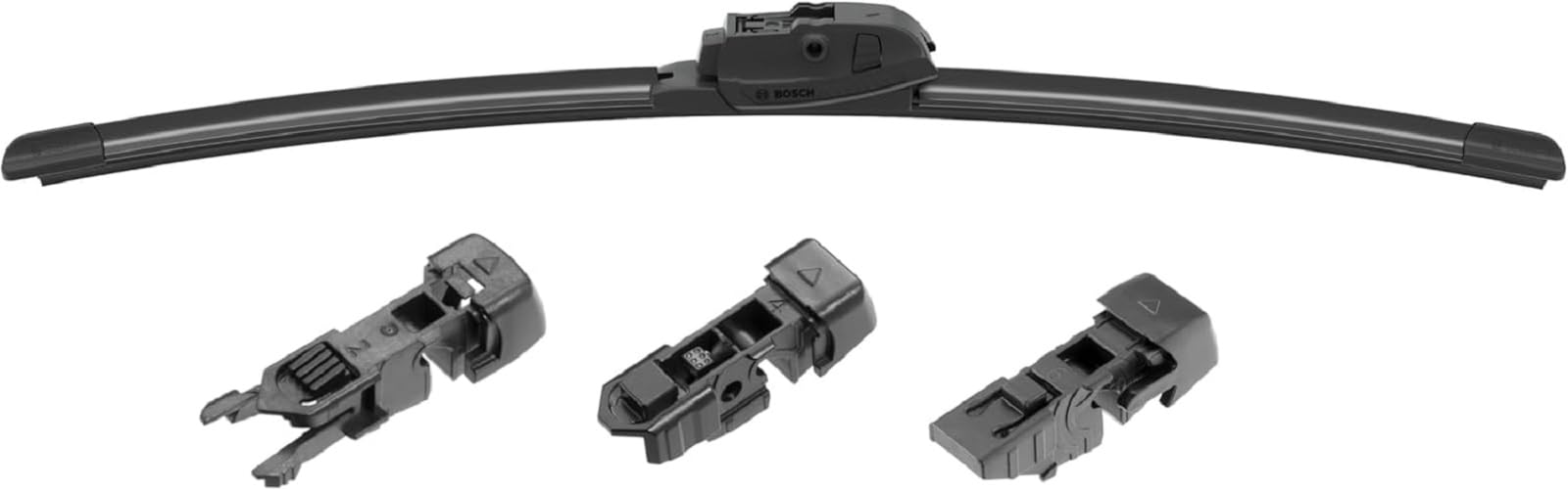 Bosch beam profile close-up highlighting low-exposure design for less ice buildup