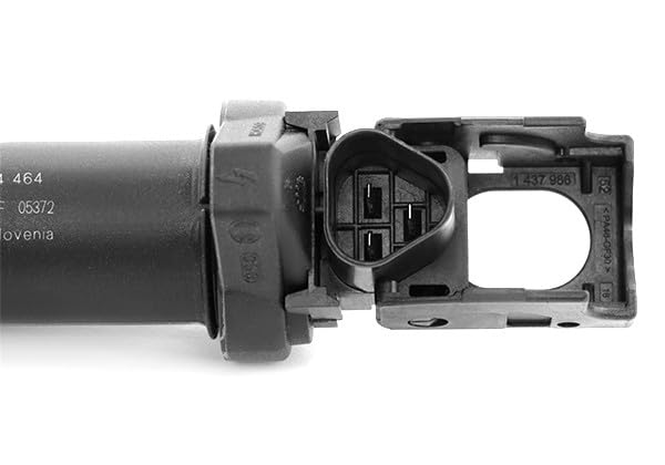 Bosch coil next to spark plug for scale showing direct-fit replacement size