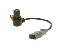 Bosch crankshaft sensor front view showing compact OE form and reliable fit