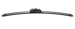 Bosch EVO22 graphite-blend wiping edge close-up demonstrating smooth streak-free contact.