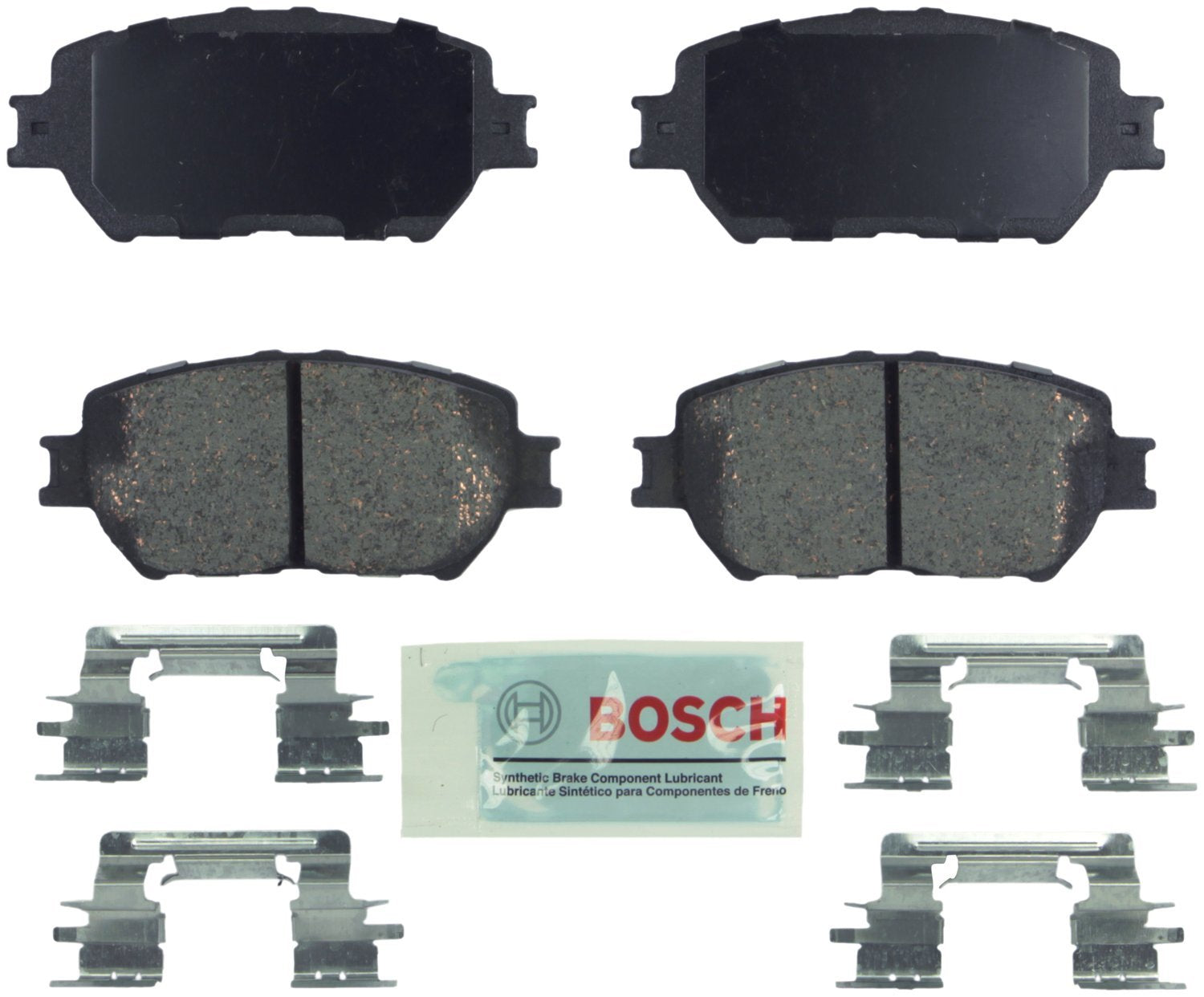 Bosch BE908H front packaging showing kit contents and protective blue towel