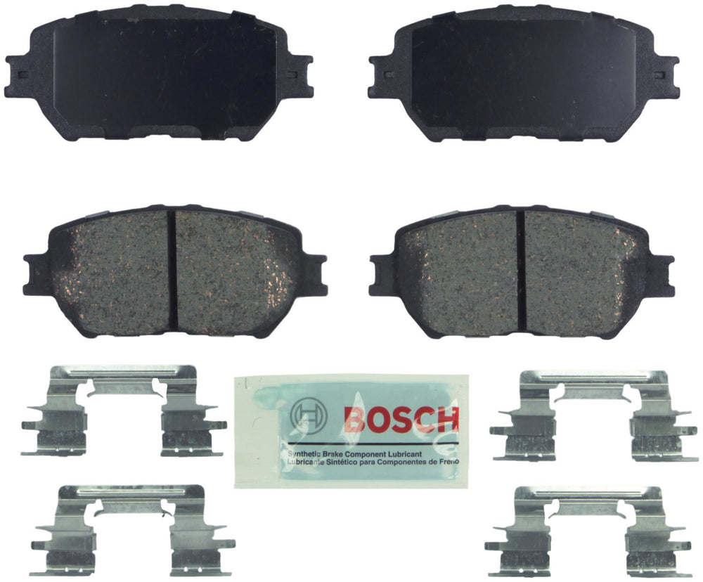 Bosch BE908H front packaging showing kit contents and protective blue towel