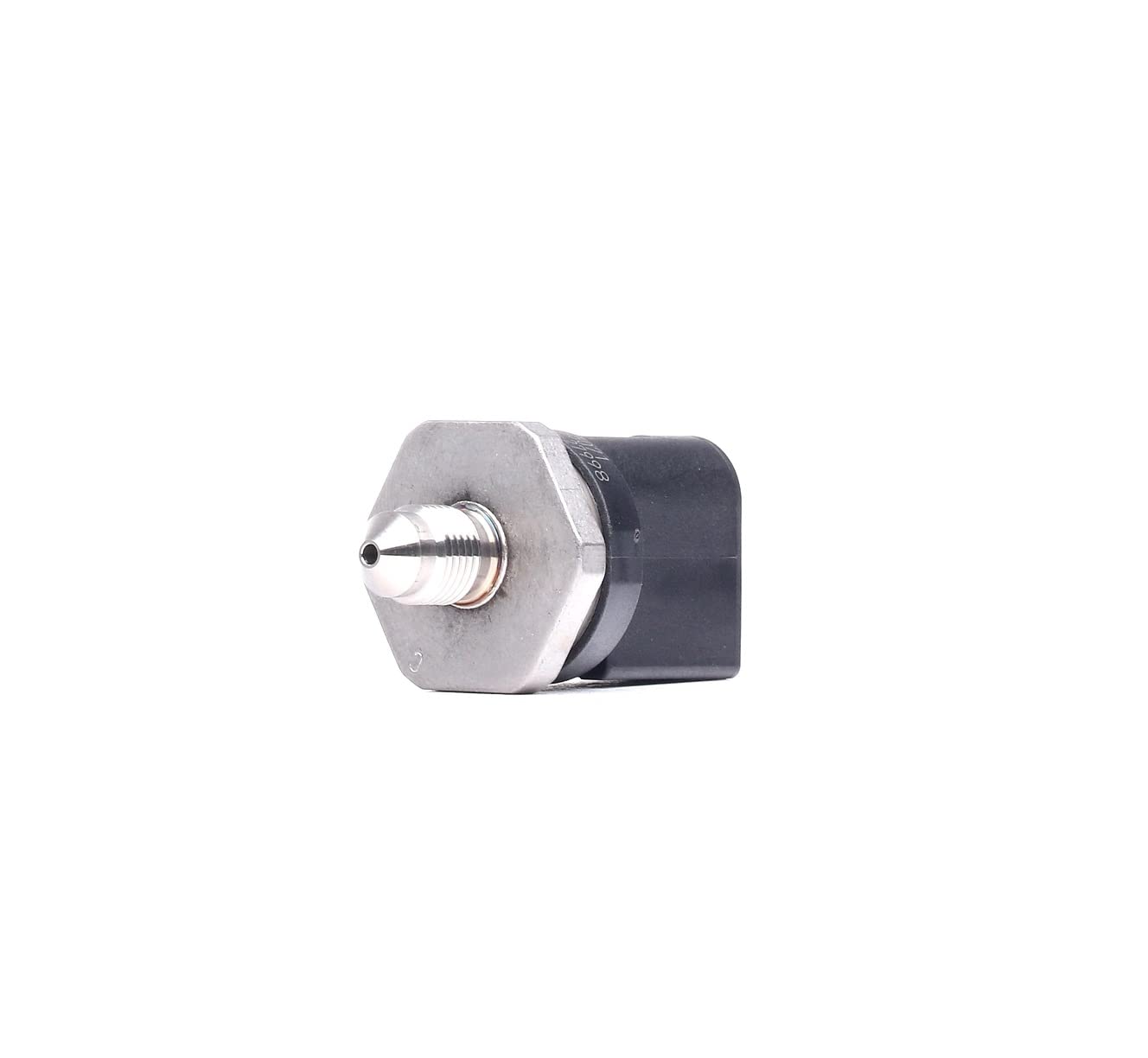 Bosch fuel pressure sensor front view showing compact OEM design and reliable fit