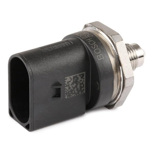 Bosch thread and pressure port close-up highlighting durable metal construction