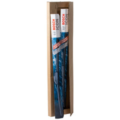 Bosch ICON close-up of fx dual rubber edge demonstrating long-lasting wipe performance