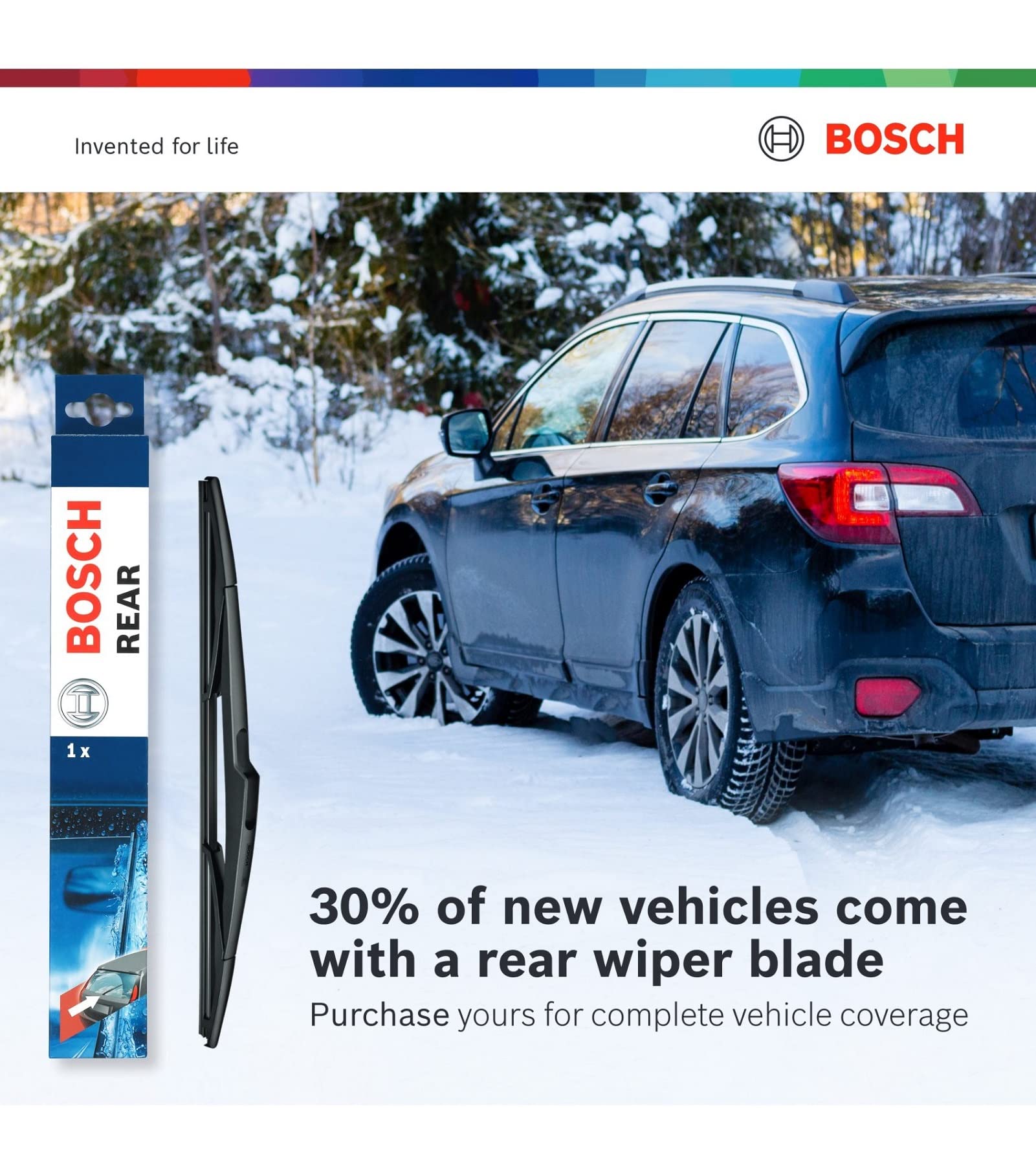 Bosch ICON next to ruler size comparison for accurate 19-inch fit