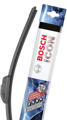 Bosch ICON asymmetrical spoiler detail stabilizing contact at high speeds