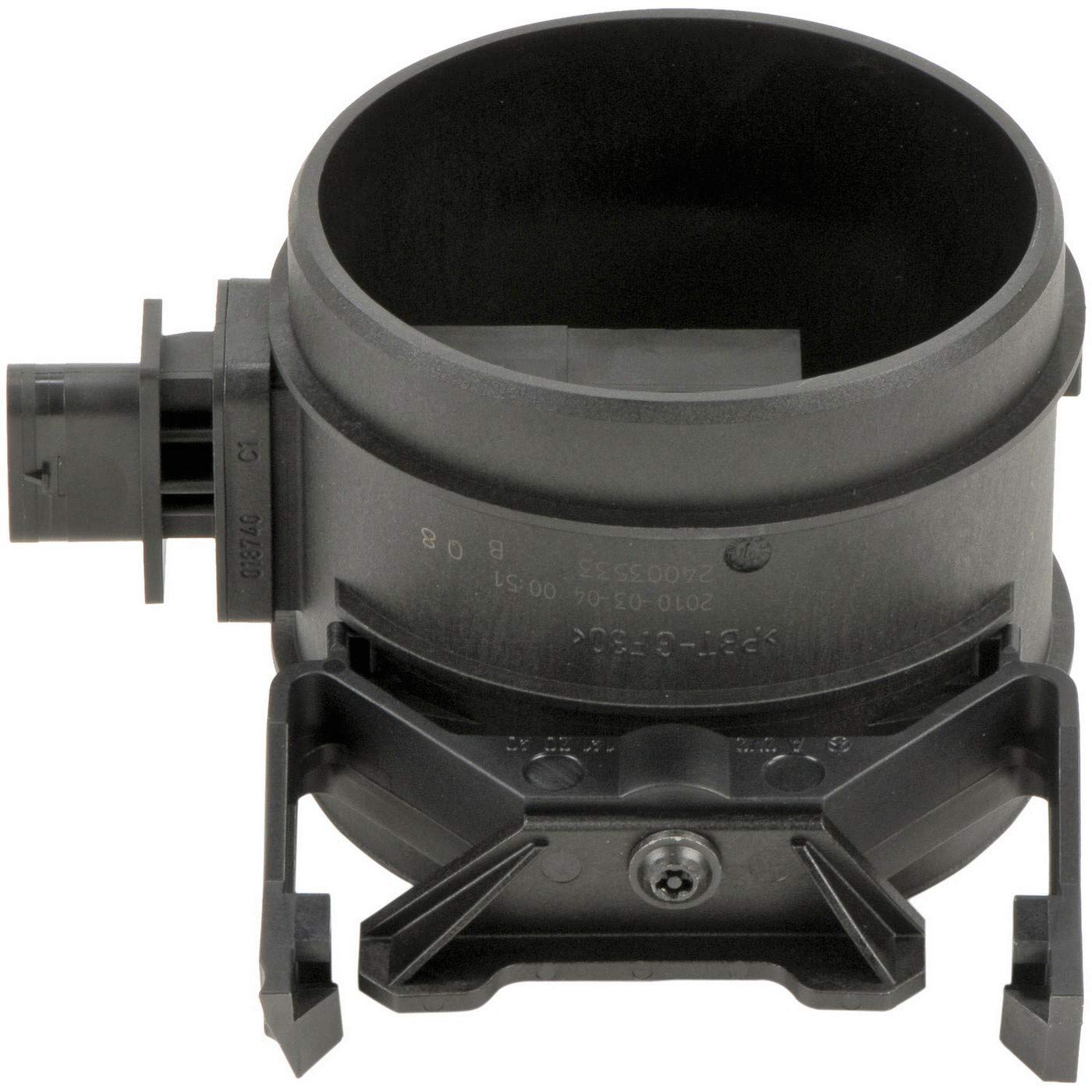 Bosch MAF sensor installed in intake housing demonstrating direct fitment benefit