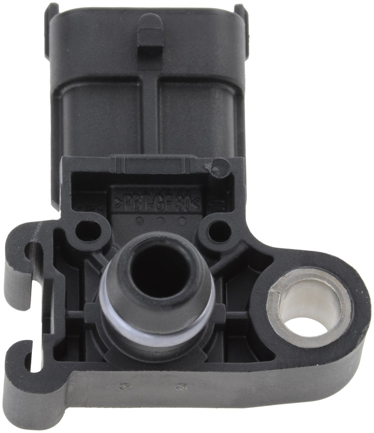 Bosch MAP sensor front view showing housing and OE fit for reliable replacement