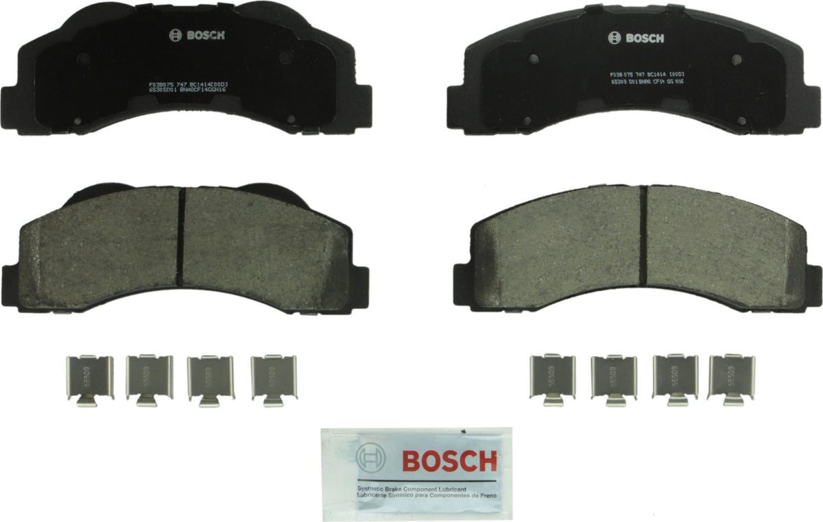 Bosch QuietCast BC1414 front packaging showing brand and parts for easy identification
