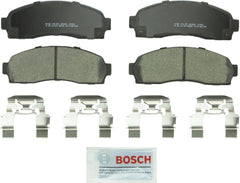 Bosch QuietCast BC833 front packaging showing included components and benefits