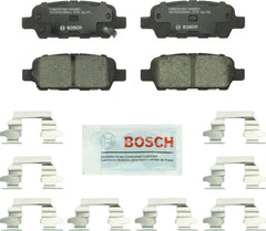 Bosch QuietCast ceramic friction close-up, engineered for consistent stopping