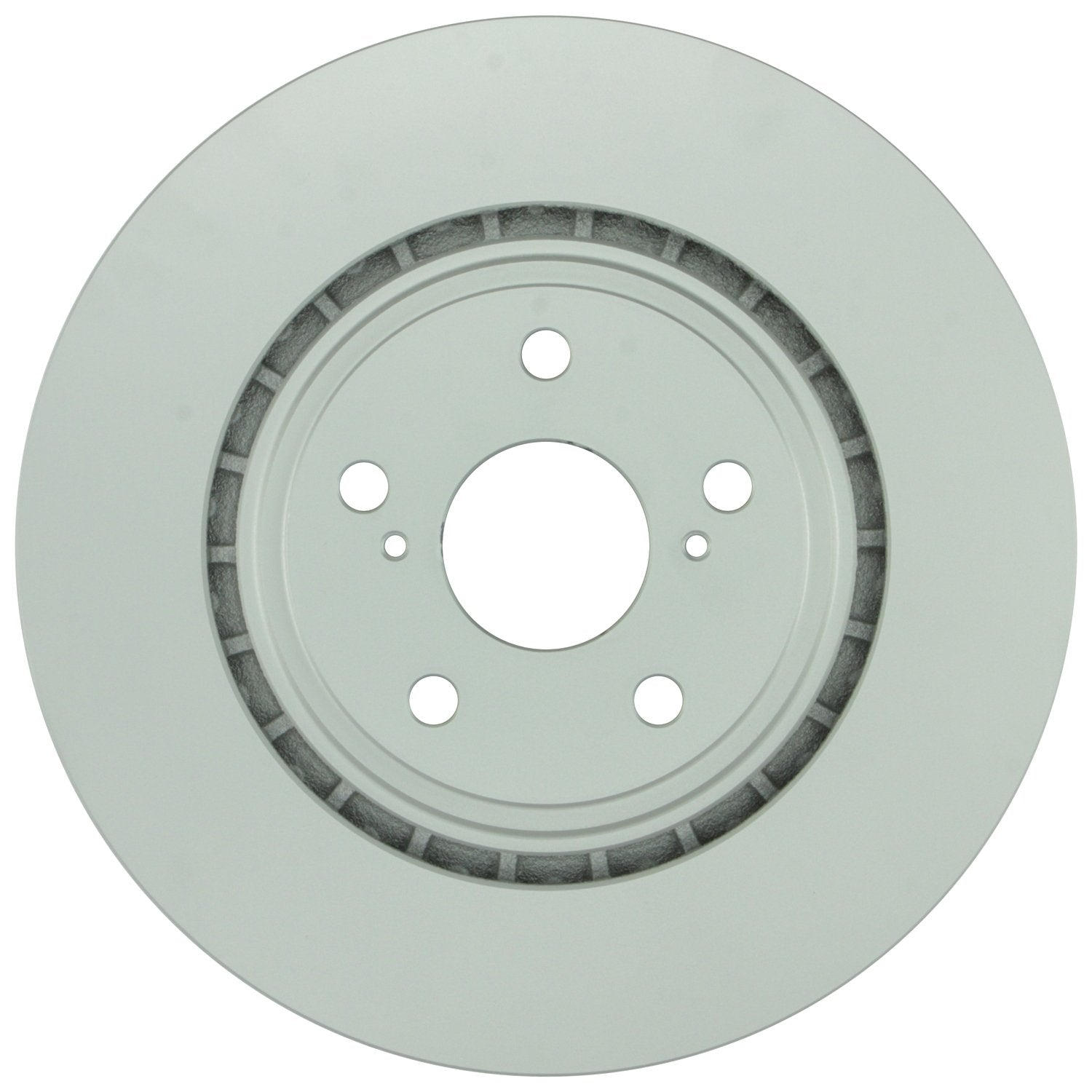Bosch QuietCast front view showing rotor face and clean finish for reliable stopping