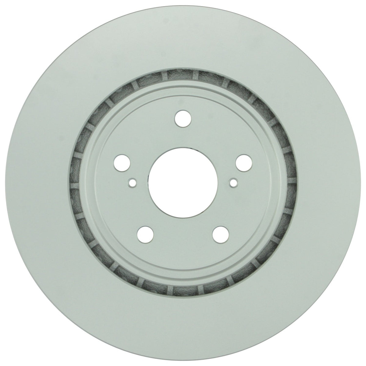 Bosch QuietCast front view showing rotor face and clean finish for reliable stopping
