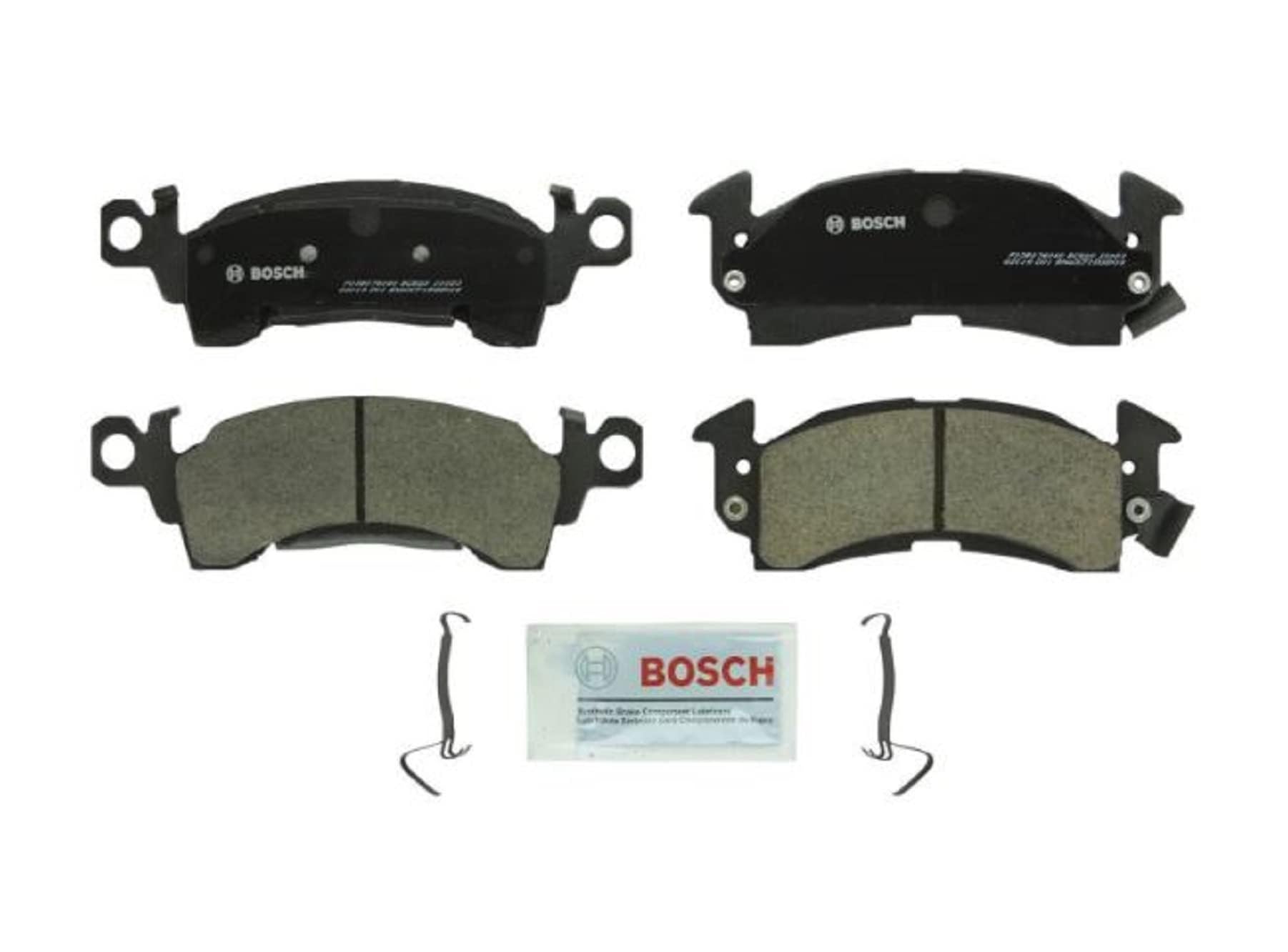 Bosch QuietCast pad installed on rotor demonstrating fit and improved stopping performance