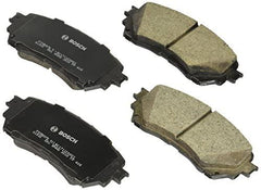 Bosch QuietCast close-up of ceramic pad surface highlighting low-dust benefit
