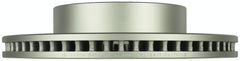 Bosch QuietCast rotor edge engraving highlighting discard thickness and service clarity