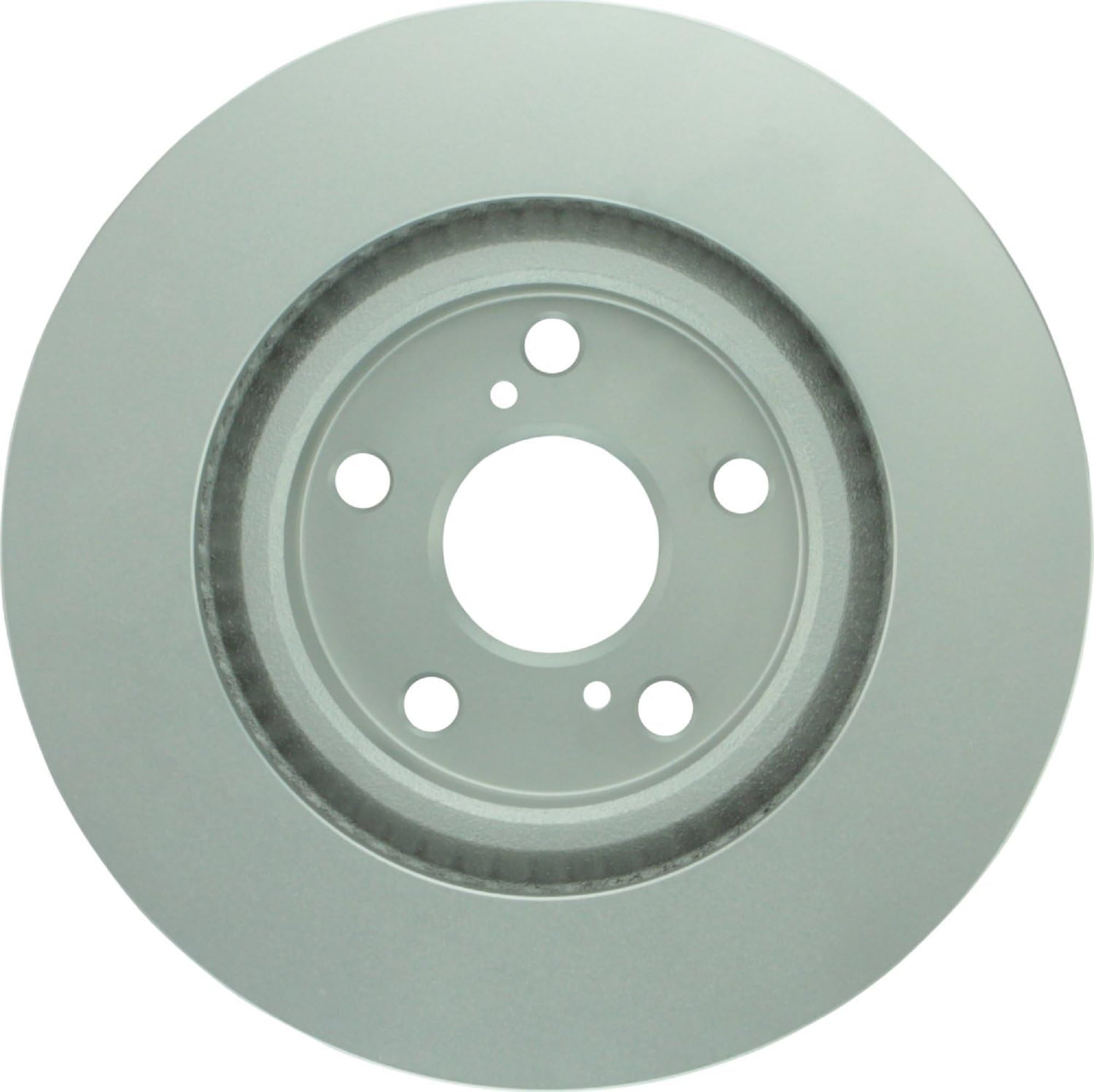 Bosch QuietCast rotor front face close-up showing smooth braking surface