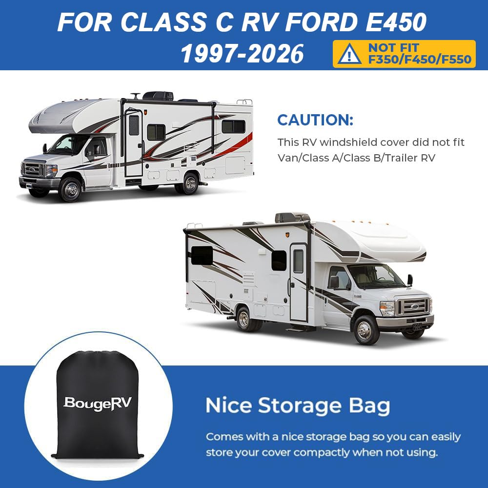 BougeRV folded cover compactly stored for easy onboard organization