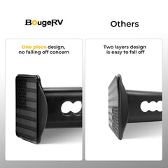BougeRV hitch lock and key detail demonstrating theft-prevention and secure fit