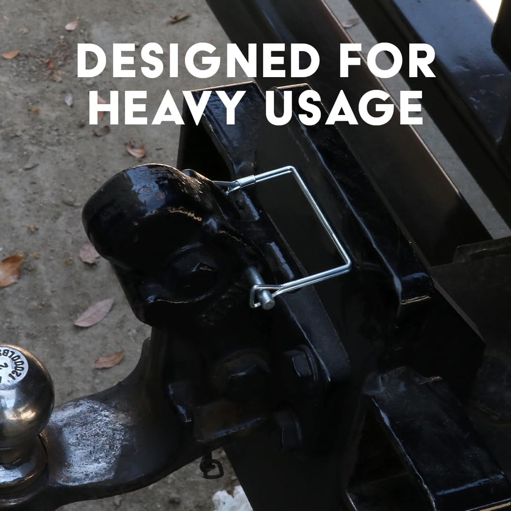 Boxer pin on trailer during loading illustrating reliable equipment fastening