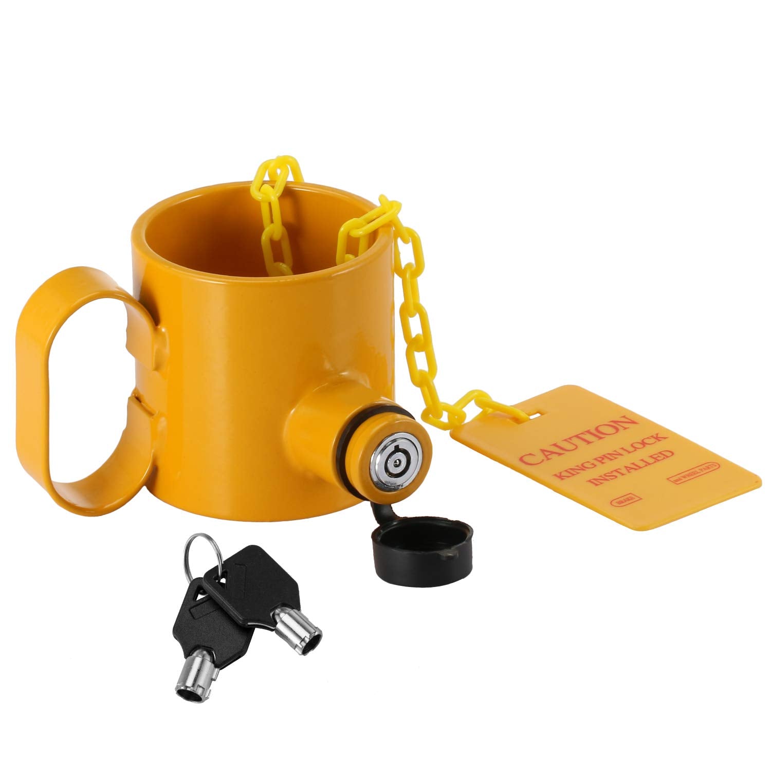 BOYISEN front view solid steel lock showing secure construction and deterrent