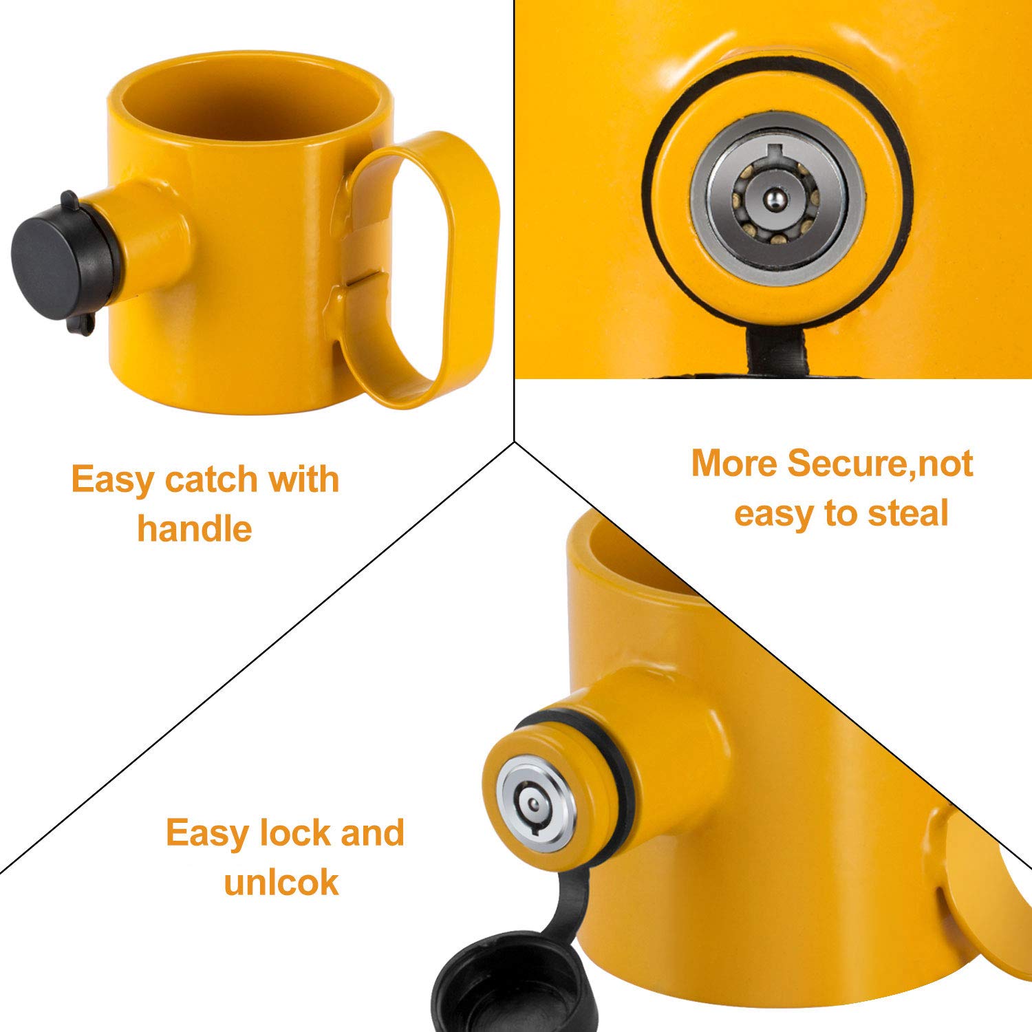 BOYISEN handle close-up for easier gripping and faster lock removal