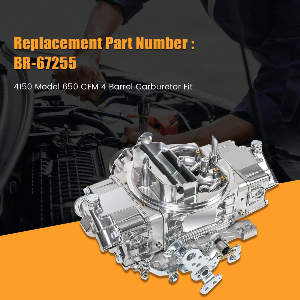 Generic BR-67255 mechanical secondary linkage detail showing direct throttle response benefit