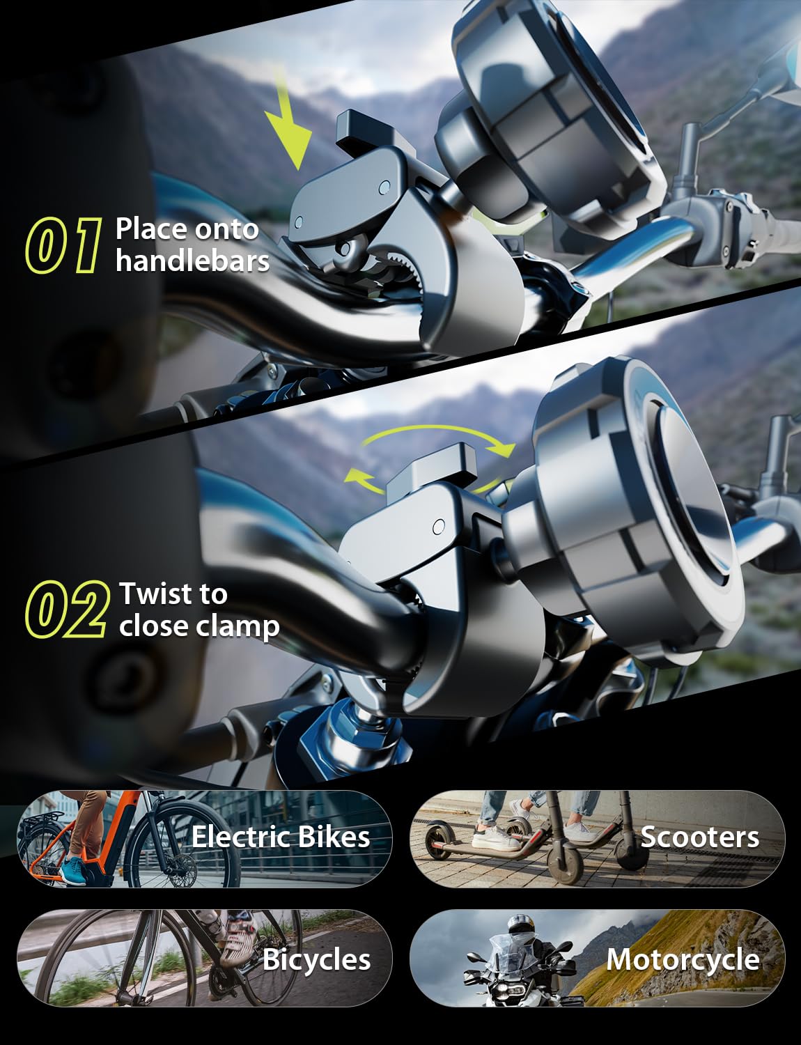 Bracketron magnetic puck closeup highlighting strong hold and reliable phone security
