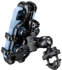BRCOVAN front view mounted on handlebar showing secure hold benefit