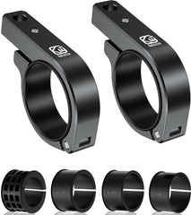 BRCOVAN front view of two metal mounts showing durable clamp and finish