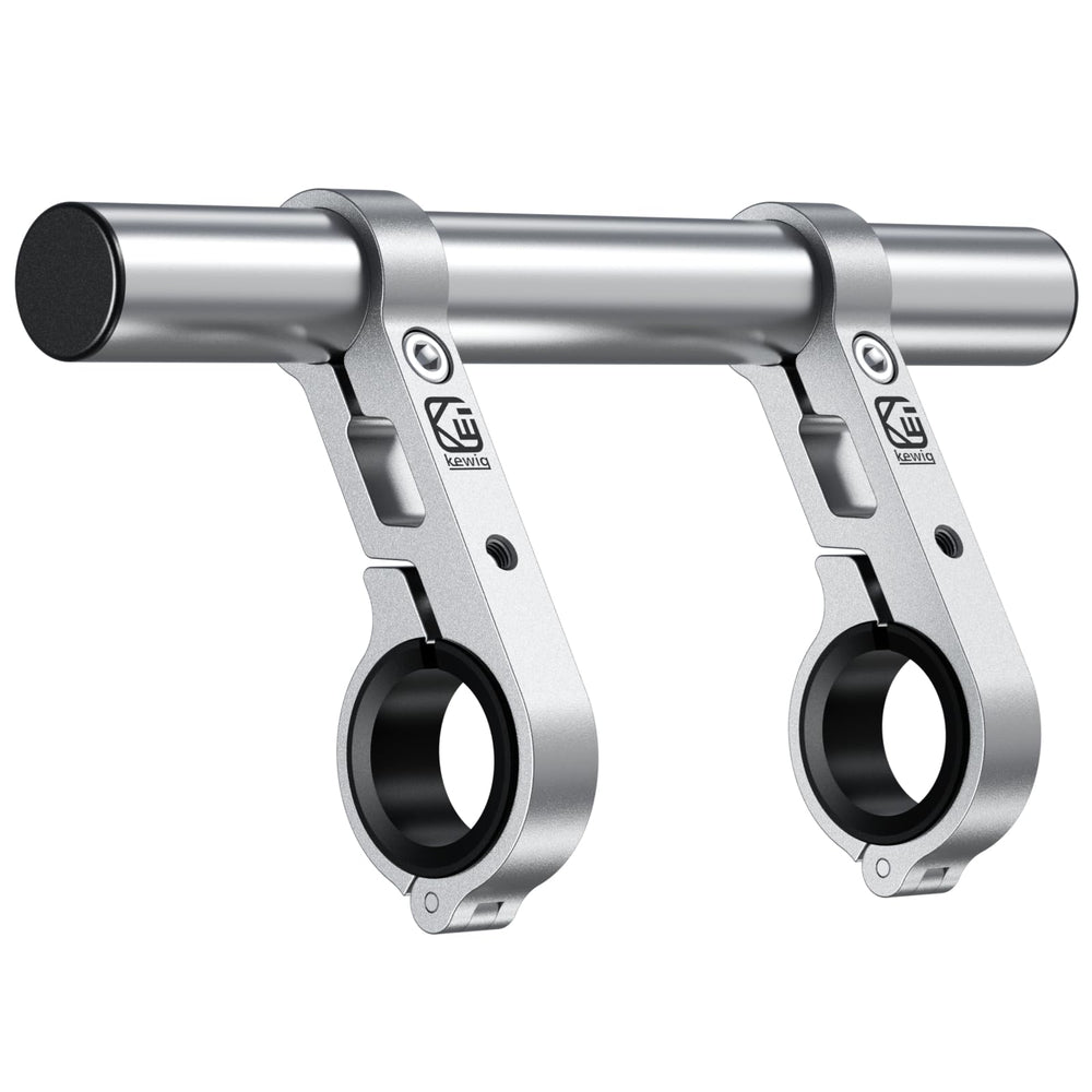 BRCOVAN front view of handlebar extender showing secure mount benefit