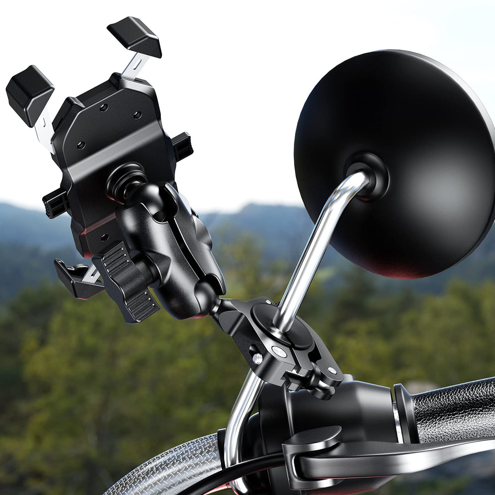 BRCOVAN lifestyle ride shot with device mounted showing hands-free navigation