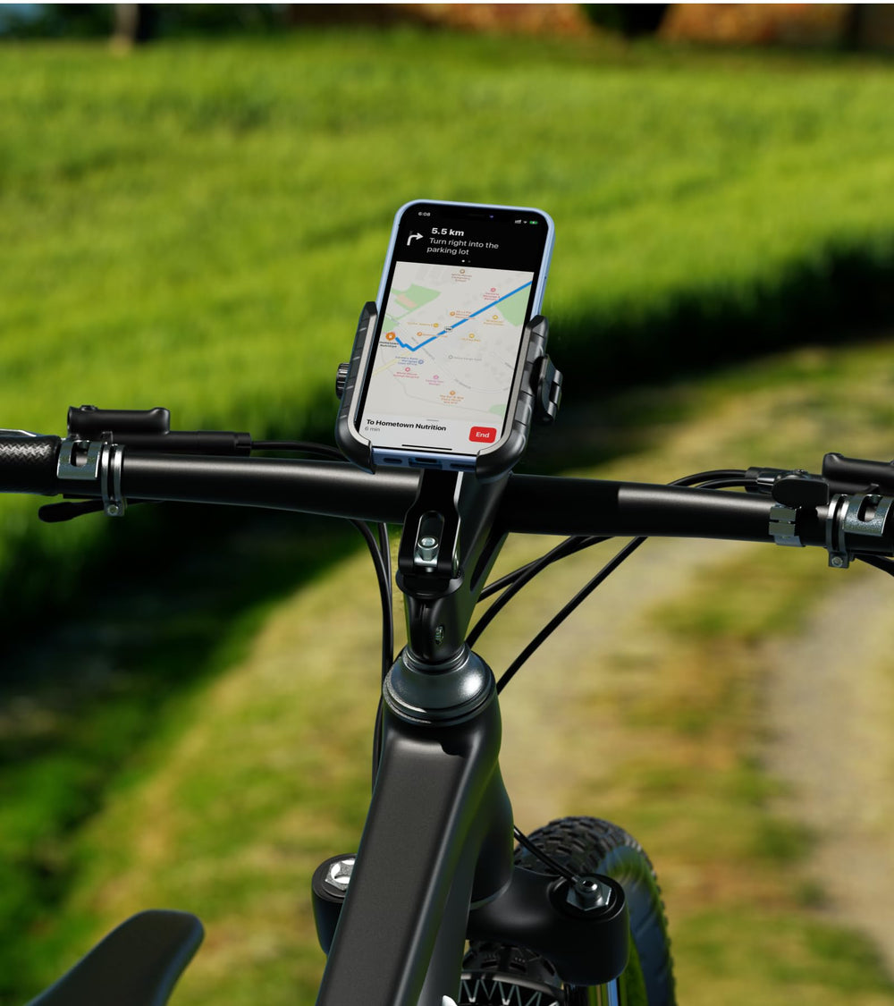 BRCOVAN phone in holder landscape video mode enabling stable ride recordings