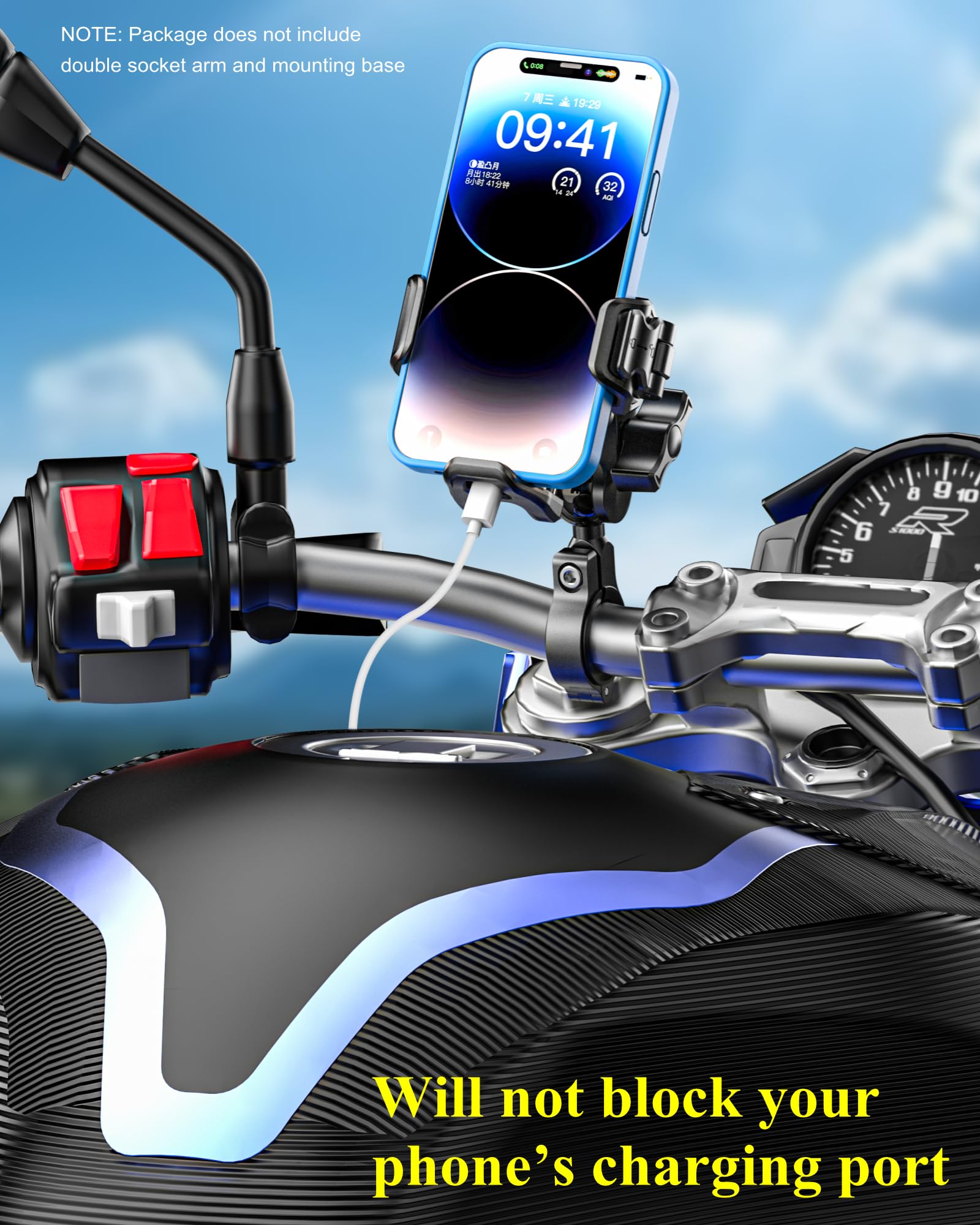 BRCOVAN used while riding to capture video and keep device steady