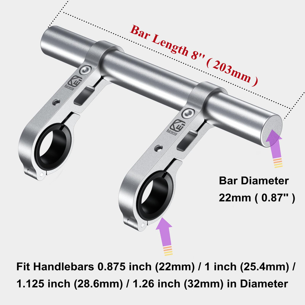 BRCOVAN side profile showing 8-inch length for multiple attachments