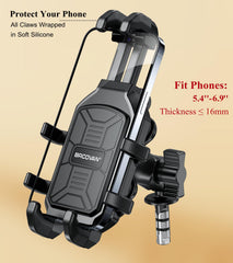 BRCOVAN silicone padding detail protects phone finish and reduces vibration