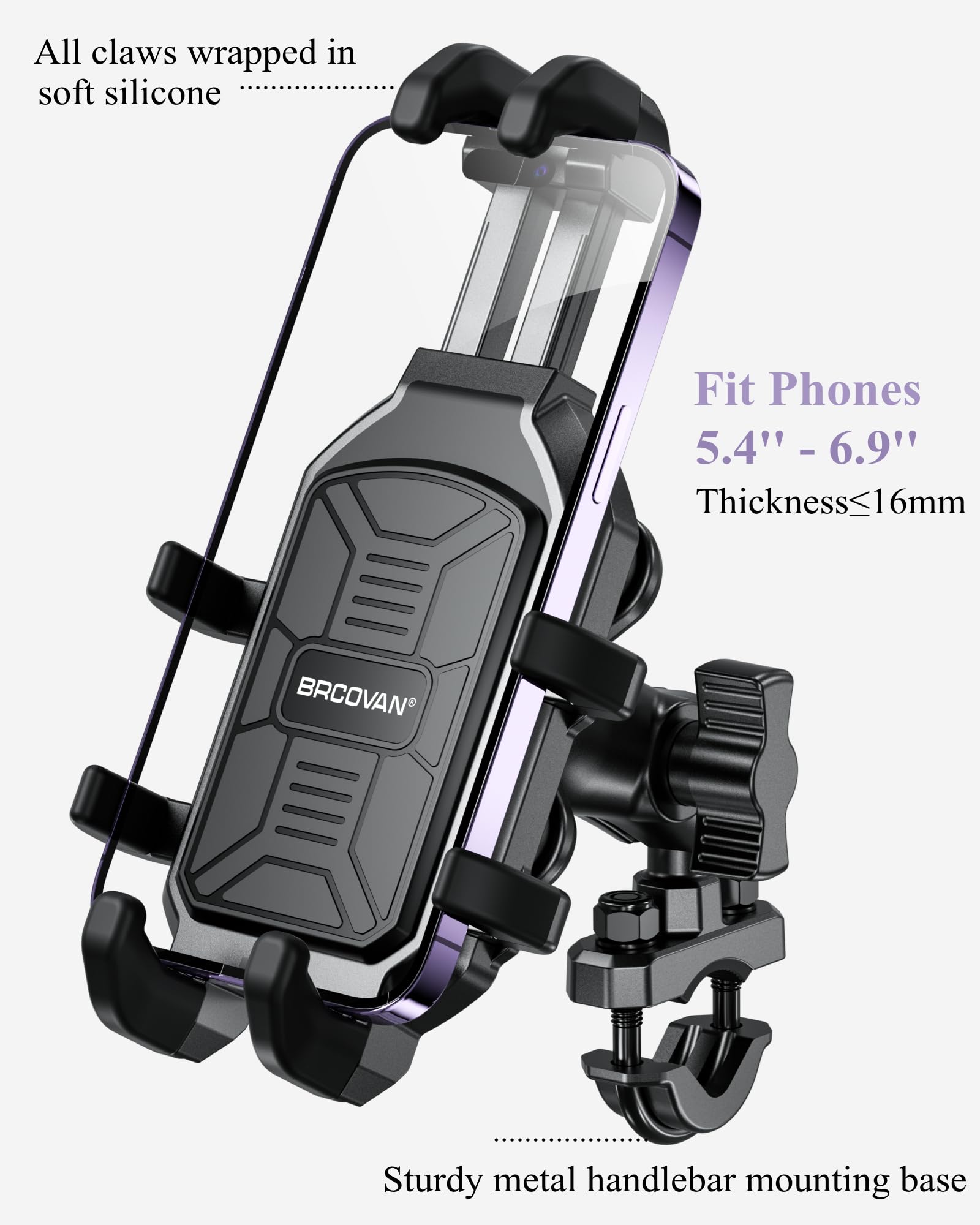 BRCOVAN vibration dampener detail reducing shock for phone protection