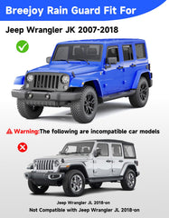 Breejoy side profile on Jeep Wrangler illustrating sleek styling