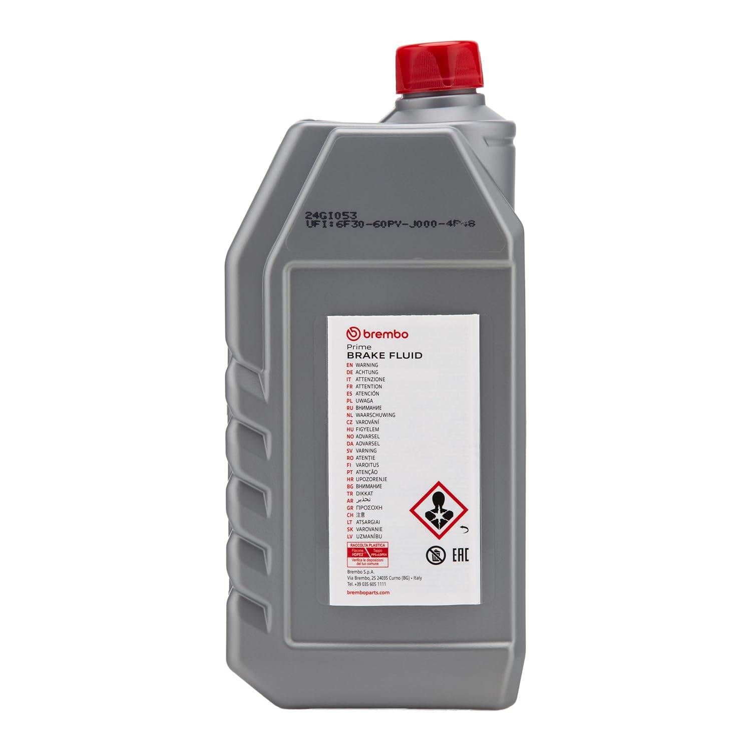 Brembo L04210 open cap and nozzle for easy pouring and spill reduction