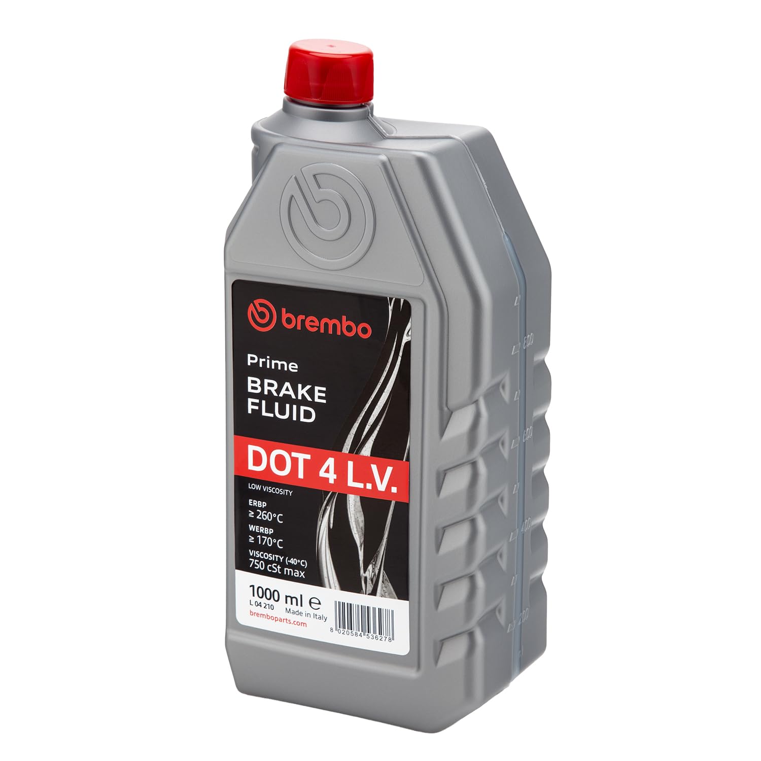 Brembo fluid being installed during brake bleed demonstrating system protection