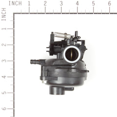 Briggs & Stratton throttle bore closeup for accurate fuel metering benefit